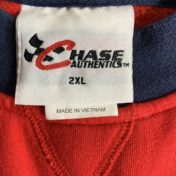 Vintage Jeff Gordon Sweatshirt Men's 2XL Embroidered Red Navy Classic Nascar - Picture 3 of 9